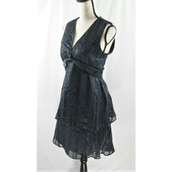 Banana Republic Polka Dot Ruffle Tiered Dress - Plus Size 20 - Picture 3 of 16